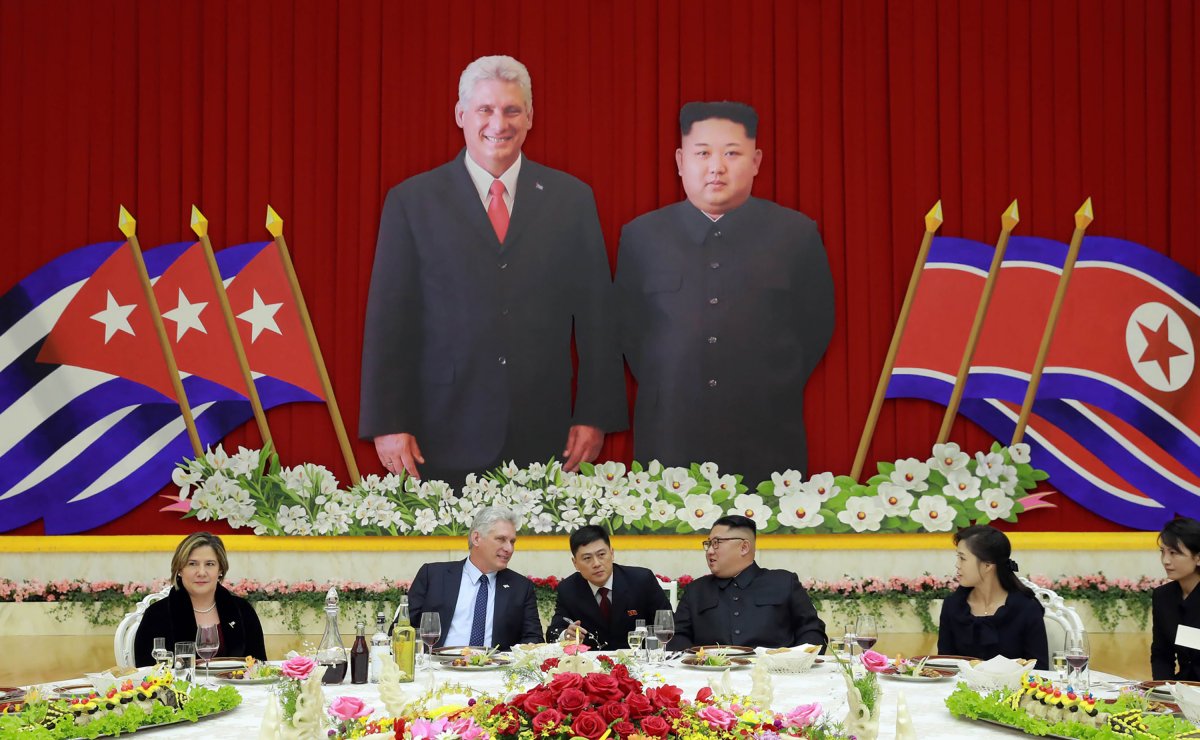 Cuba, Díaz-Canel, and, North, Korea, Kim
