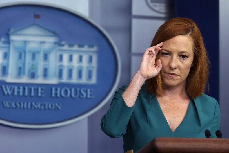 Jen Psaki Holds a Daily Briefing