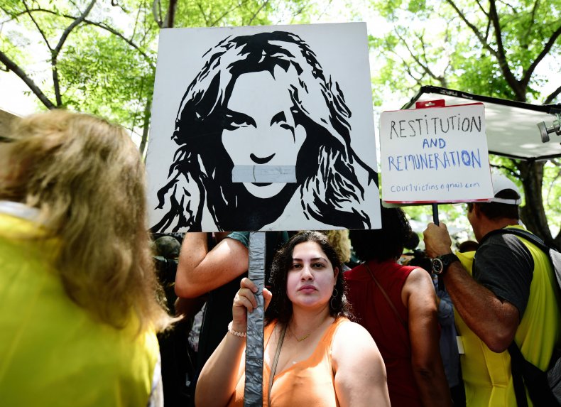 Free Britney Spears protest