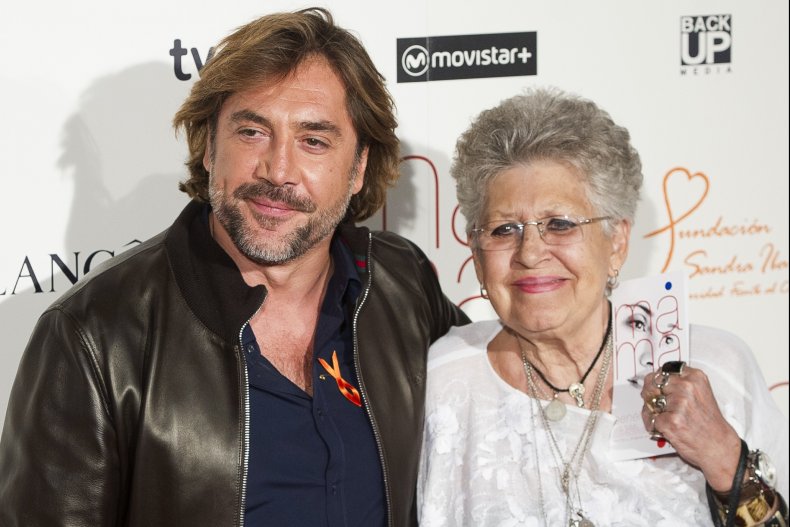 Javier Bardem and his mother Pilar Bardem