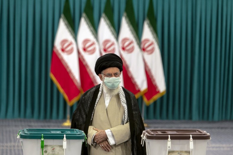 Ali Khamenei votes in Iran's election