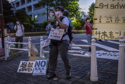 Protests Continue Against The Tokyo Olympic Games Protests Continue Against The Tokyo Olympic Games