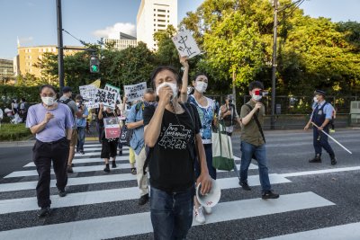 Protests Continue Against The Tokyo Olympic Games Protests Continue Against The Tokyo Olympic Games