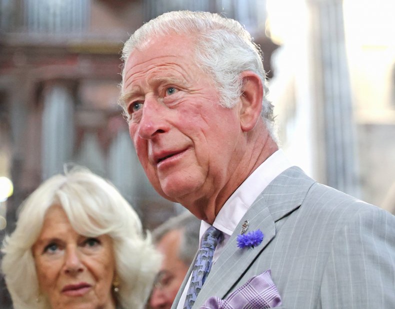 Prince Charles Without Face Mask
