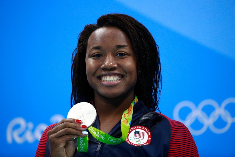 Simone Manuel at the 2016 Olympics.