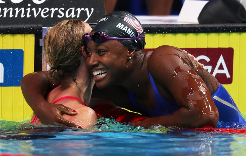 Simone Manuel at the 2017 World Championships.