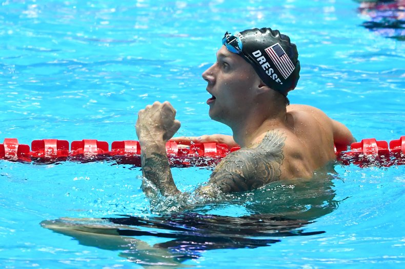 Caeleb Dressel at 2019 FINA World Championships.