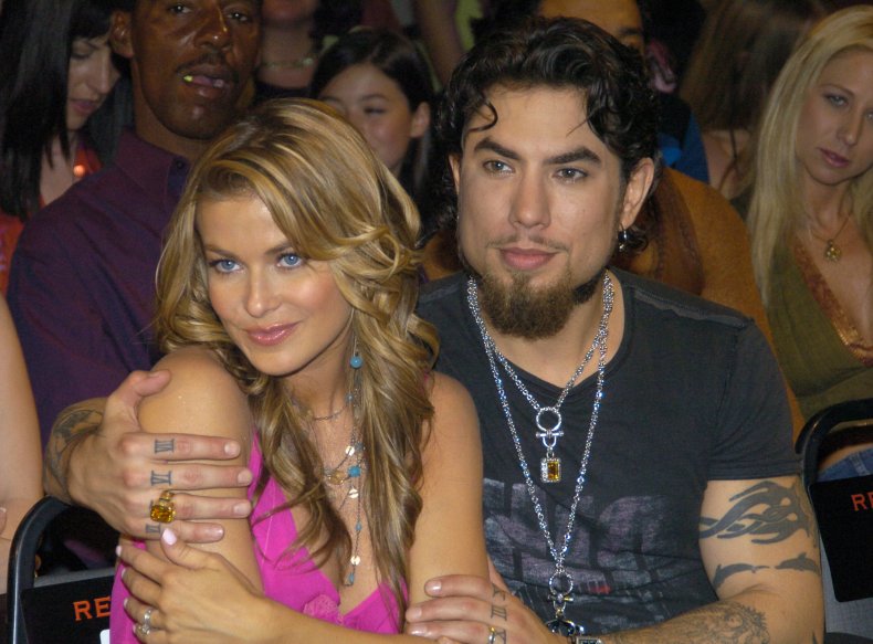 Carmen Electra and Dave Navarro