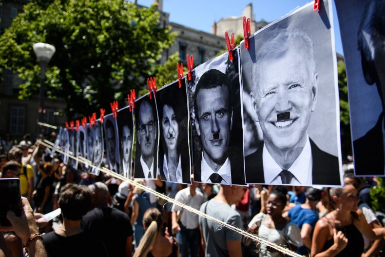 Protests in France Over COVID-19 Measures