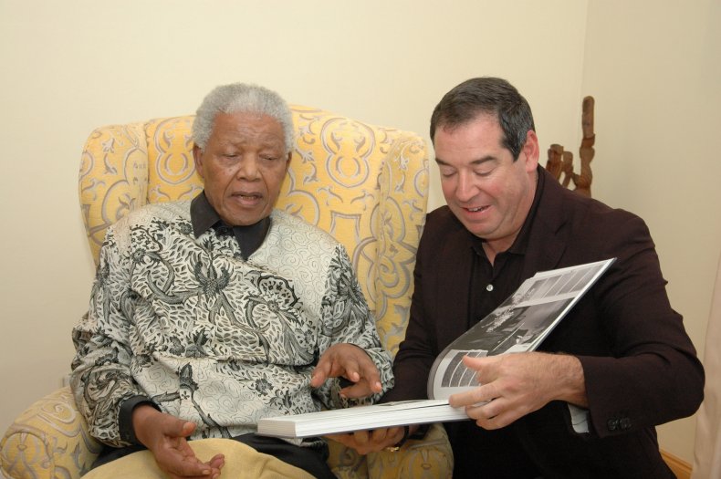 Ivor Ichikowitz and Nelson Mandela