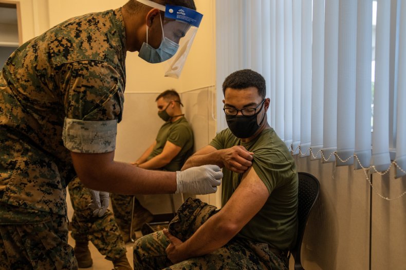 covid-19 vaccine military thomas massie