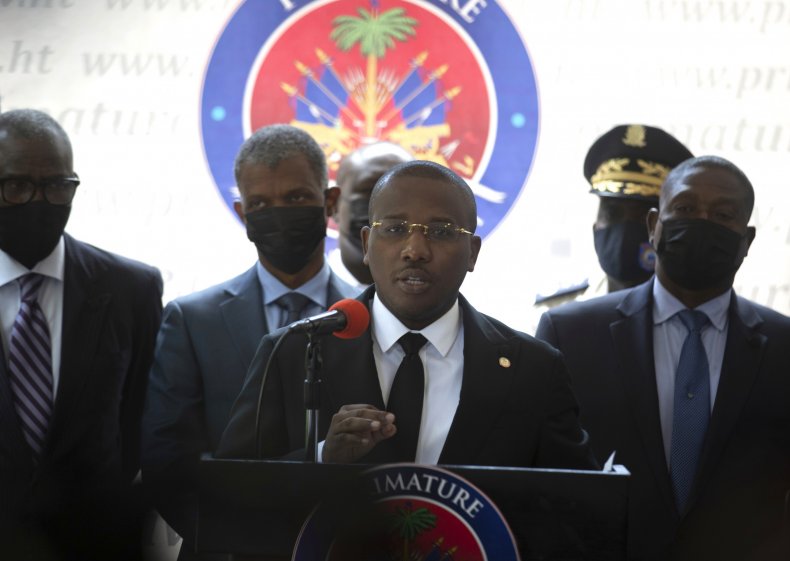 Claude Joseph Speaks at Port-au-Prince, Haiti