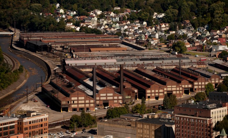 A view of Johnstown, Pennsylvania