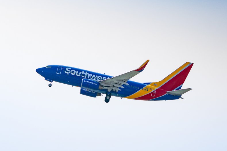 Southwest flight family removal mask