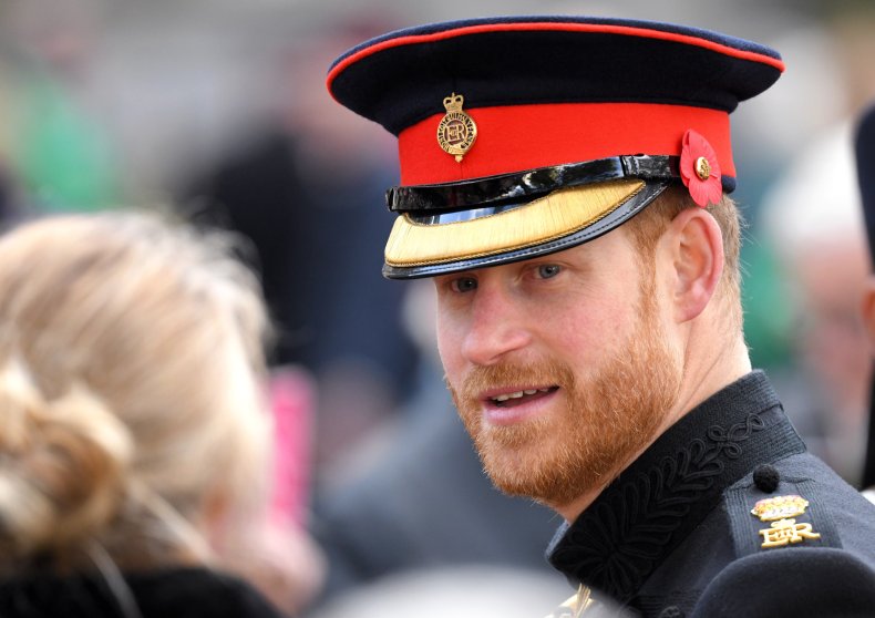 Prince Harry at Remembrance Sunday