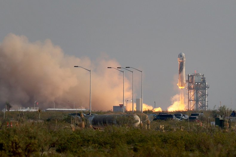 New Shepard Blue Origin rocket