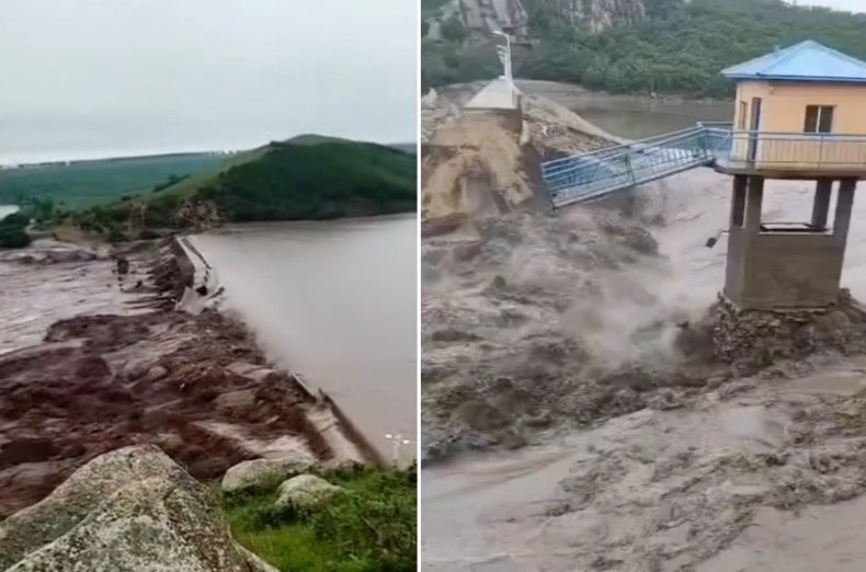 Dams Collapse As China Hit With Floods