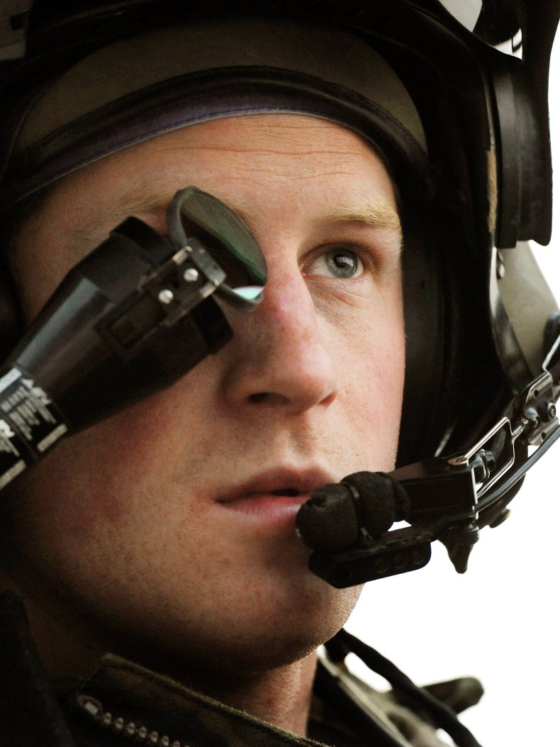 Prince Harry in Helicopter Gunship
