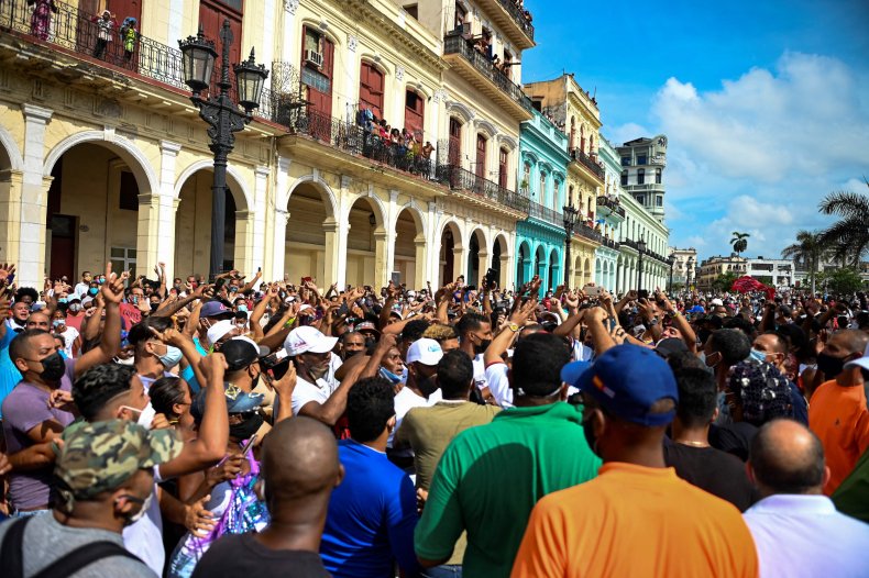 Cuba protests 