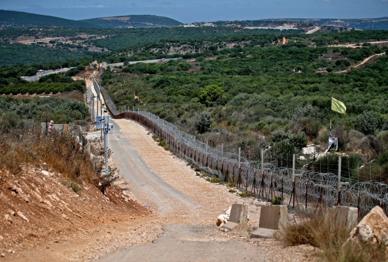 Lebanon, border, Israel, Hezbollah, flag