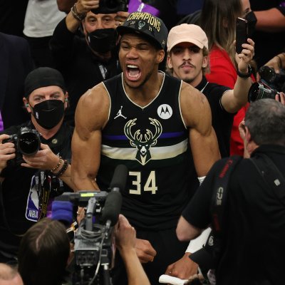 Giannis Antetokounmpo of the Milwaukee Bucks Giannis Antetokounmpo of the Milwaukee Bucks