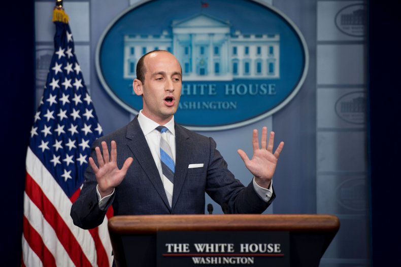 Stephen Miller Speaks During the Daily Briefing
