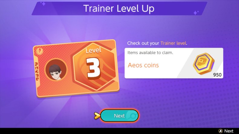 Pokemon Unite Trainer Level Up