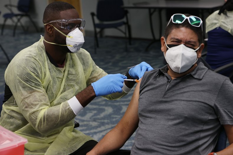 Miami International Airport Vaccination Site