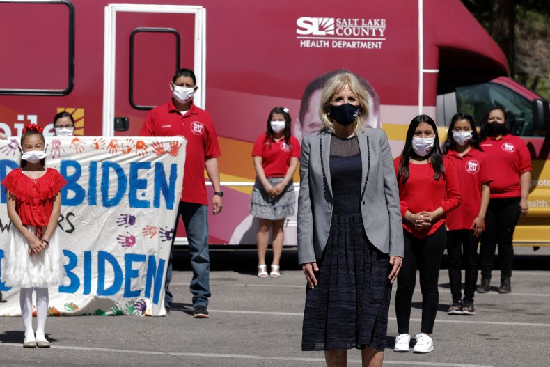 Water Cannons, Tear Gas Used on Greeks Protesting COVID
Vaccine Requirements 2 Jill Biden Visits Utah Vaccine Site