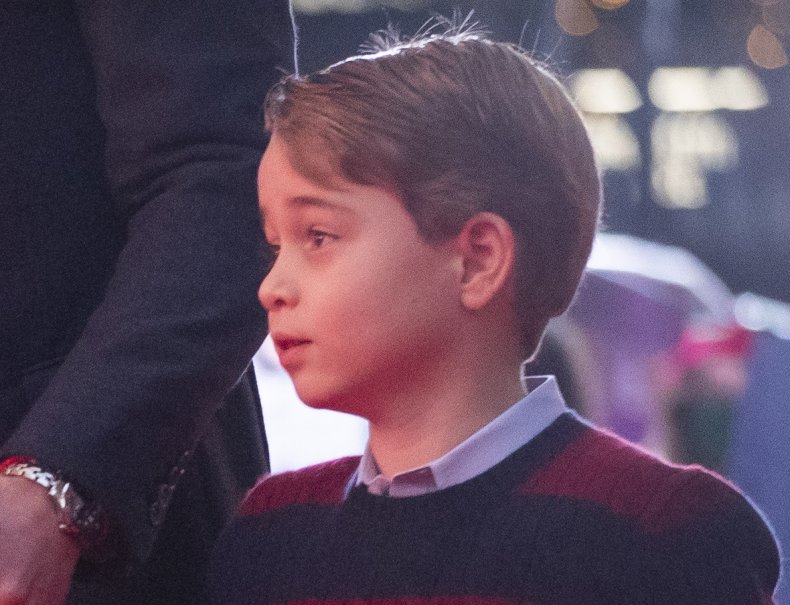 Prince George at Christmas Pantomime