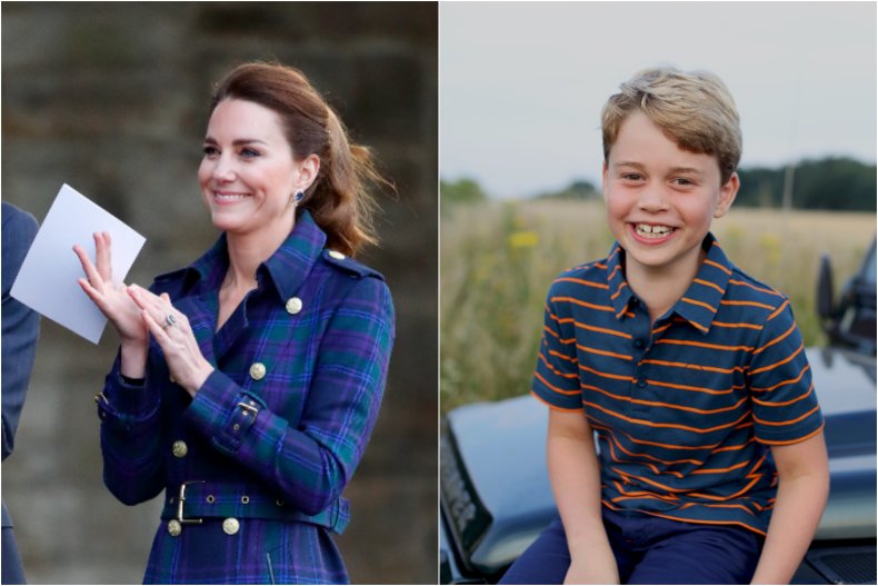 Prince George and Kate Middleton