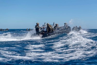 U.S. Marines Drills In South Pacific U.S. Marines Drills In South Pacific