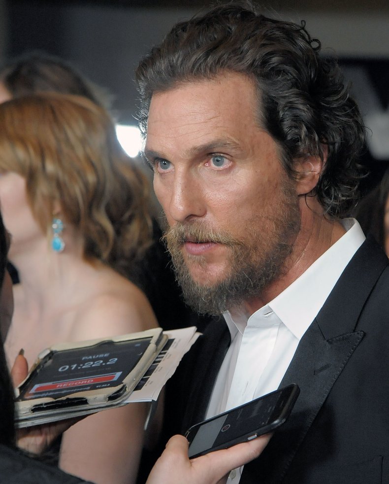 Matthew McConaughey at the "Gold" premiere.