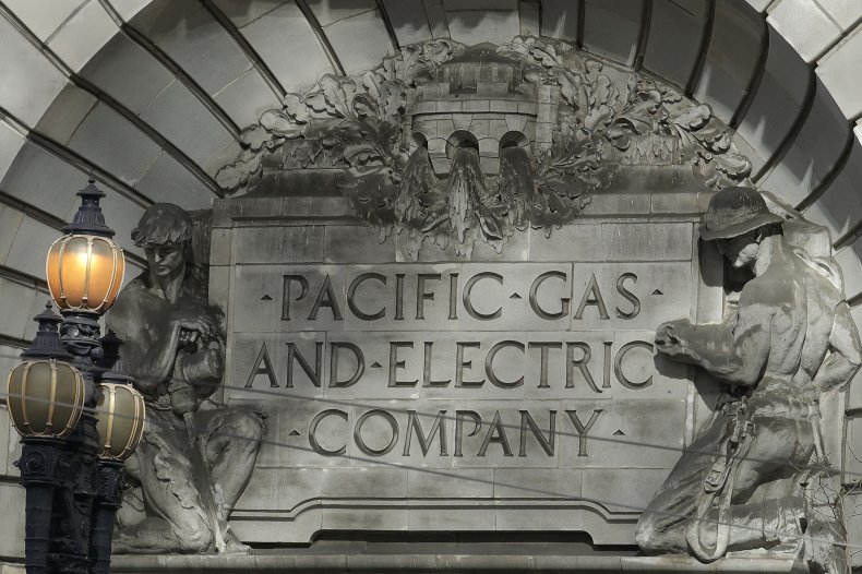 Pacific Gas & Electric sign