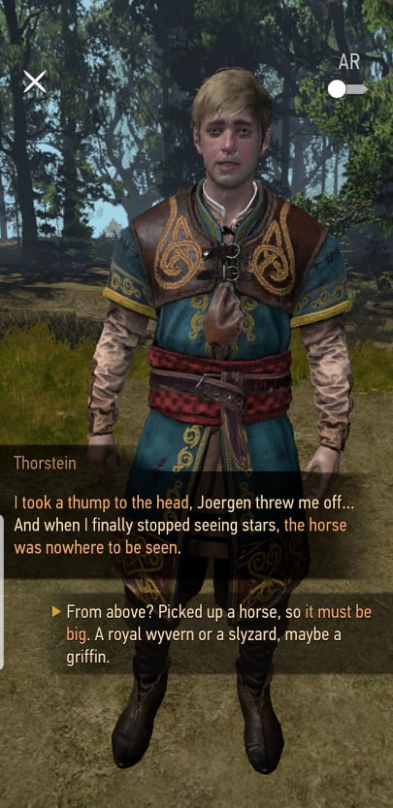 Thorstein in the Witcher: Monster Slayer