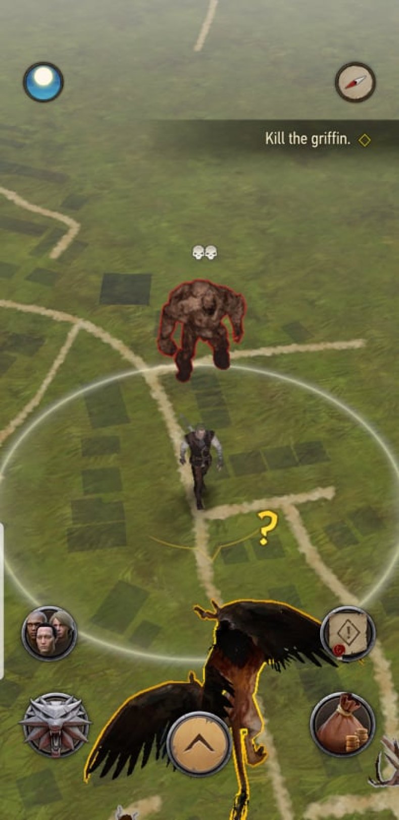 A Griffin in the Witcher: Monster Slayer