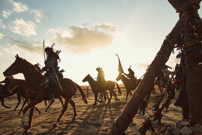 A still from the Netflix "Kingdom" series.