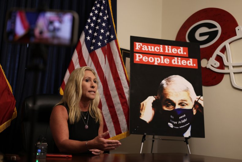 marjorie taylor greene fire fauci act cosponsor
