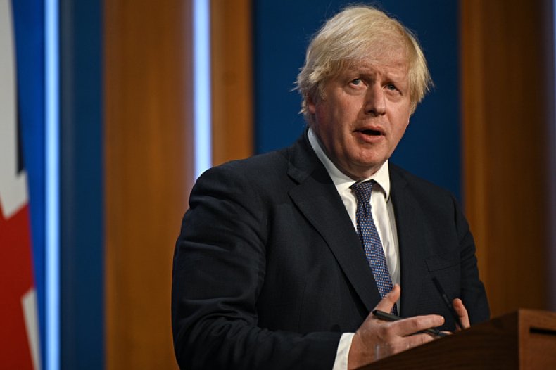 Boris Johnson COVID Contact Tracing App Reopening