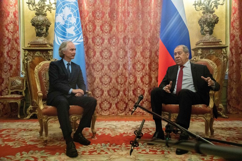 UN, envoy, Pedersen, Russia, Lavrov, Moscow