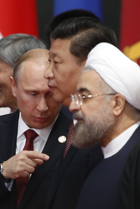 Russia, Putin, China, Xi, Iran, Rouhani, meet