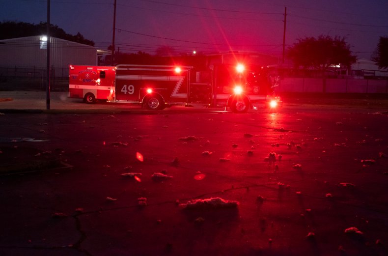Houston Firefighters Van