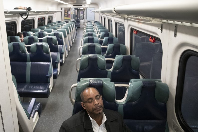 Nearly Empty Train Car
