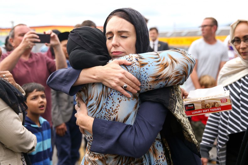 Jacinda Ardern Hugging