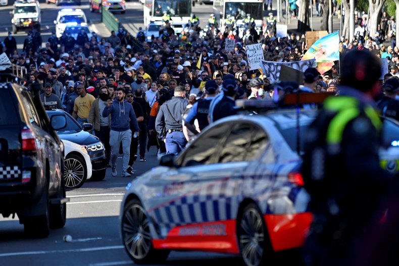 Australia protests 