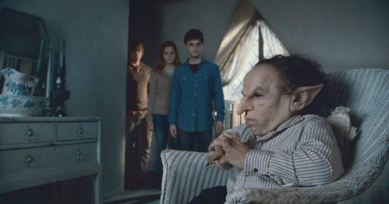 Warwick Davis in Harry Potter