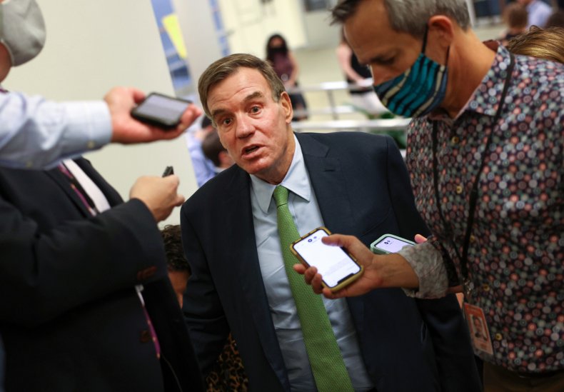 Bipartisan infrastructure deal mark warner senators finalize
