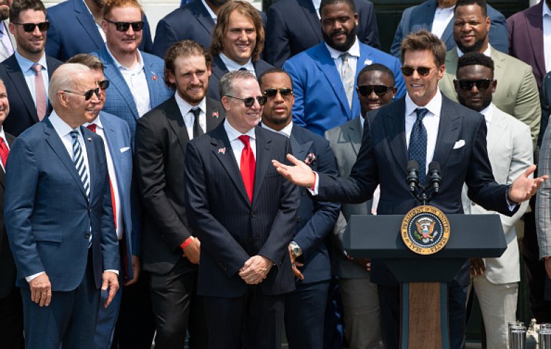 Tom Brady at White House