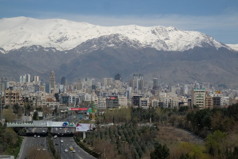 Tehran, Iran skyline pictured in March 2015