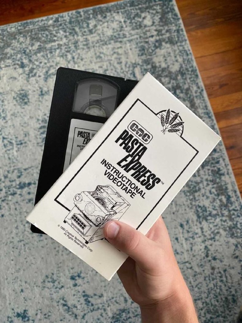 Zachariah Porter and the VHS instruction.